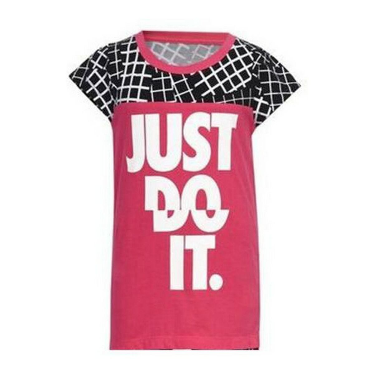 Barn T-shirt med kortärm Nike 848-A72  Rosa 100% bomull - 5