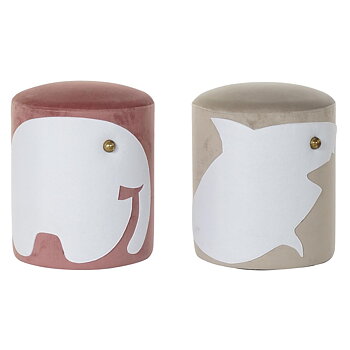 Fotpall DKD Home Decor