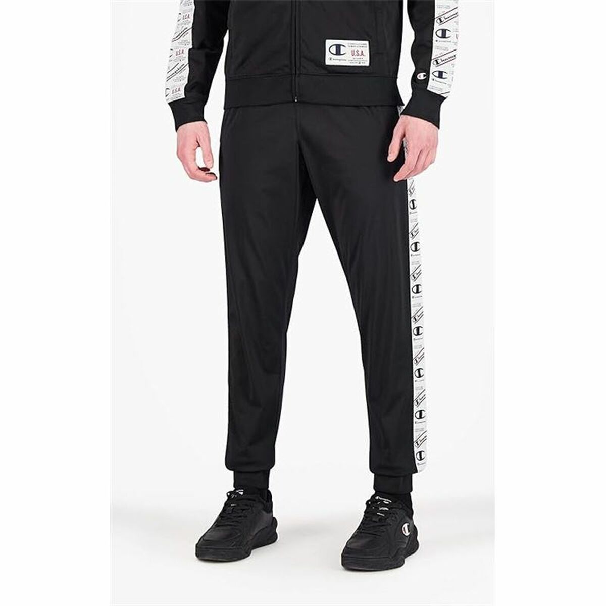 Byxor Champion Rib Cuff Svart - 2