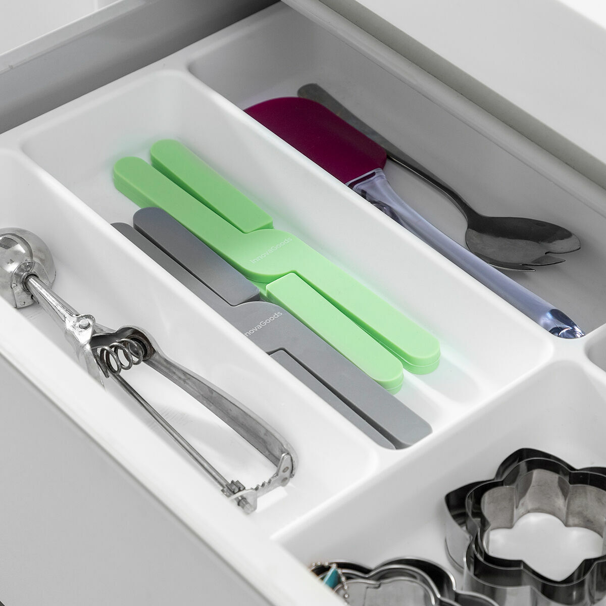 Individuella ihopfällbara silikonunderlägg Folvet InnovaGoods 2 antal - 8