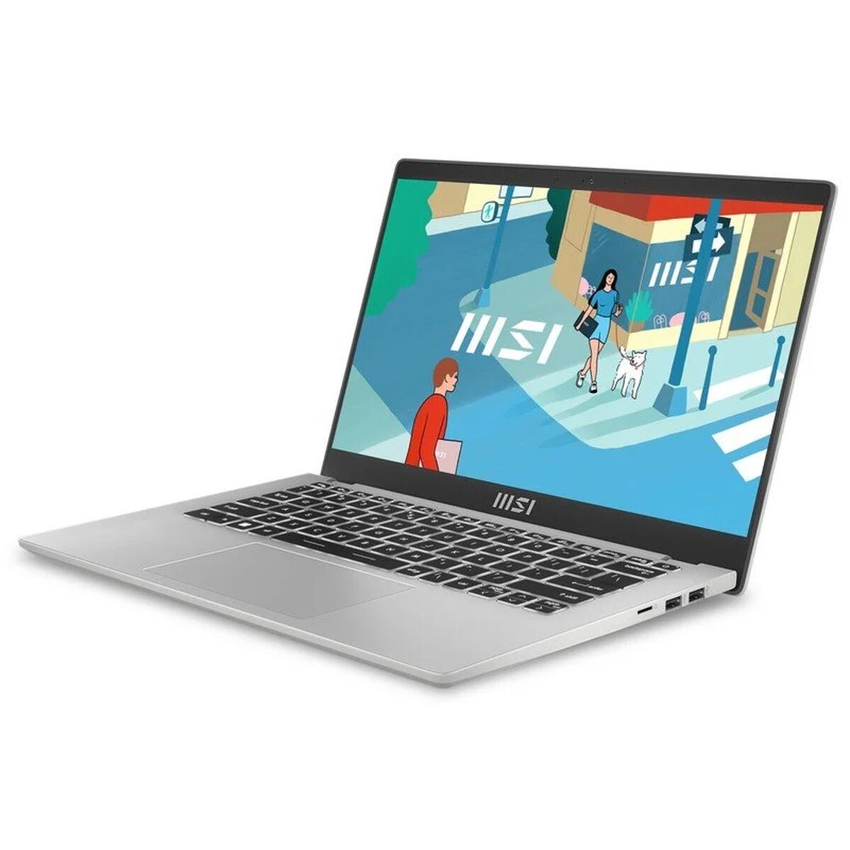 Laptop MSI Modern 14 C13M-447XES Qwerty Spanska 14" Intel Core i5-1335U 16 GB RAM 512 GB SSD - 3