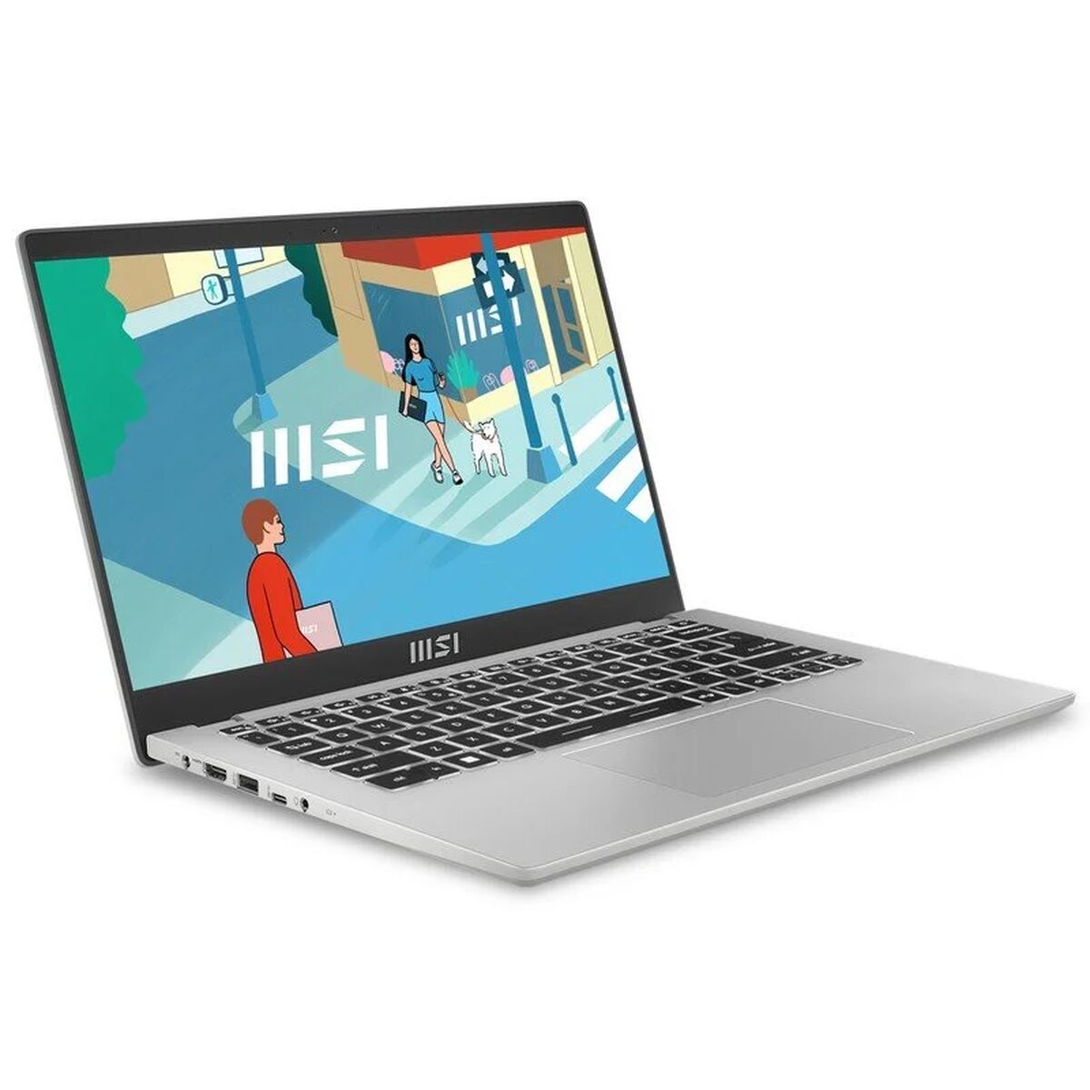 Laptop MSI Modern 14 C13M-447XES Qwerty Spanska 14" Intel Core i5-1335U 16 GB RAM 512 GB SSD - 4