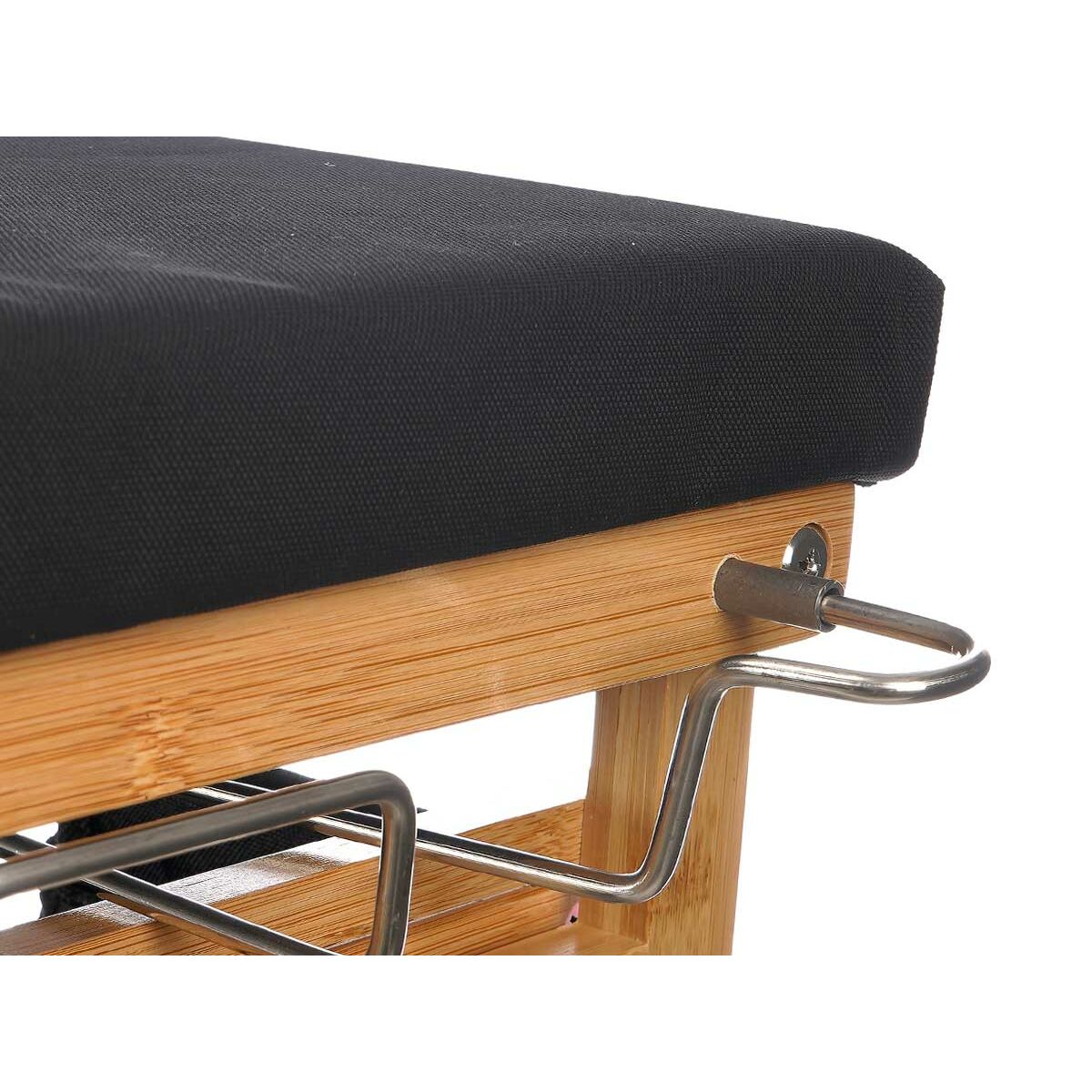 Strykbräda Kipit Svart Tyg Bambu - 4