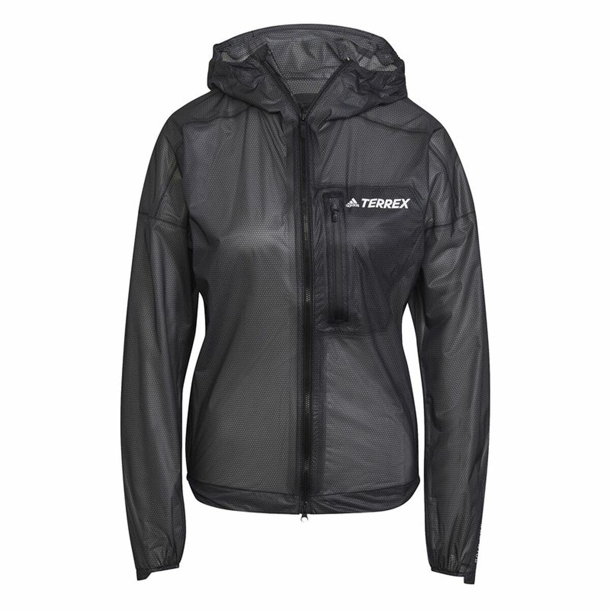 Sportjacka, Dam Adidas Agr Rain J Svart