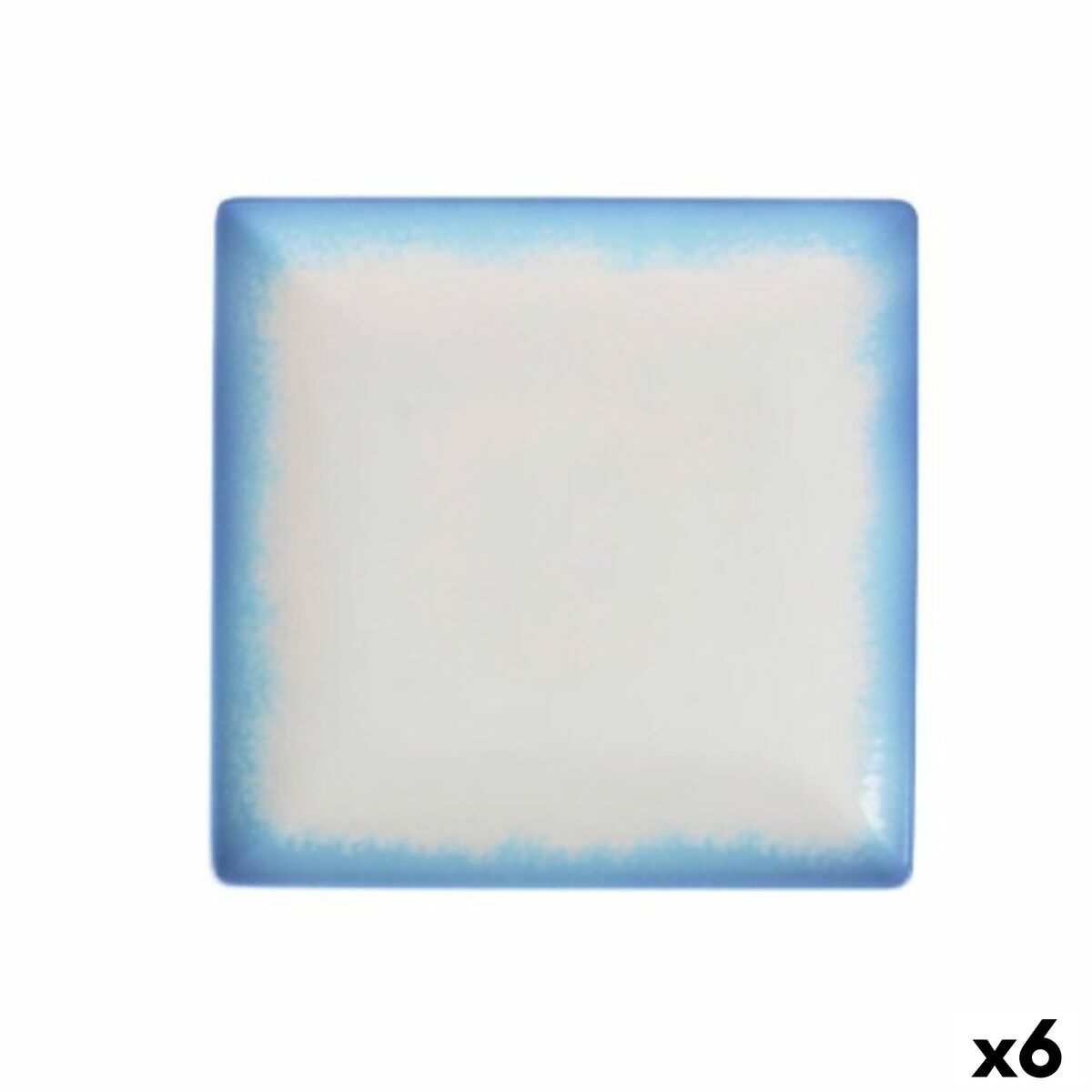Platt skål La Mediterránea Ibiza 24 x 24 x 2 cm (6 antal)