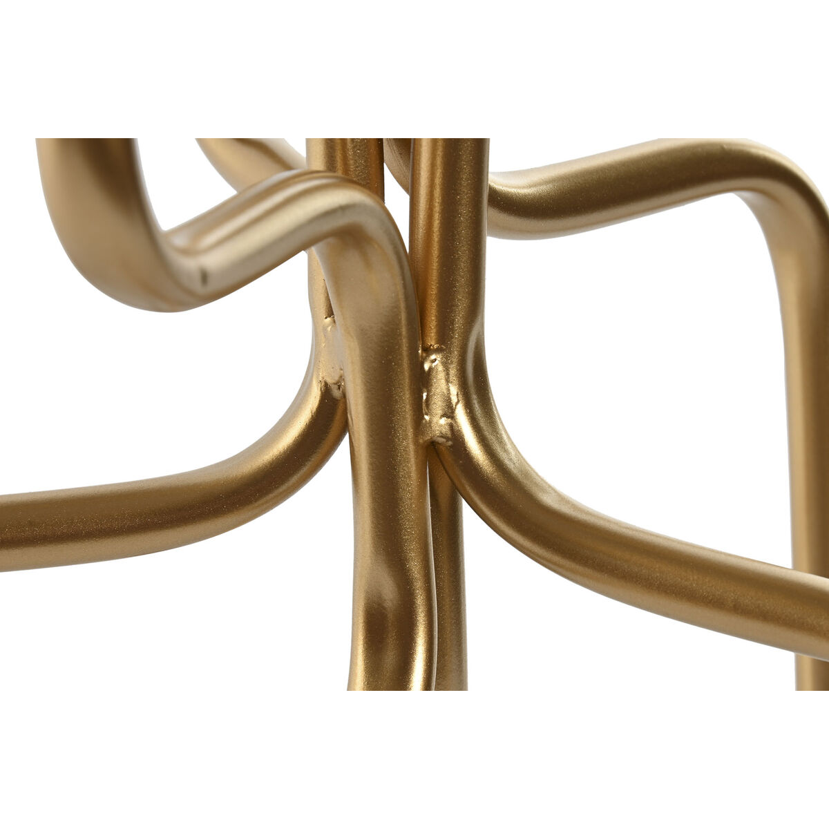 Kandelaber Home ESPRIT Gyllene Metall 25 x 25 x 51 cm - 2