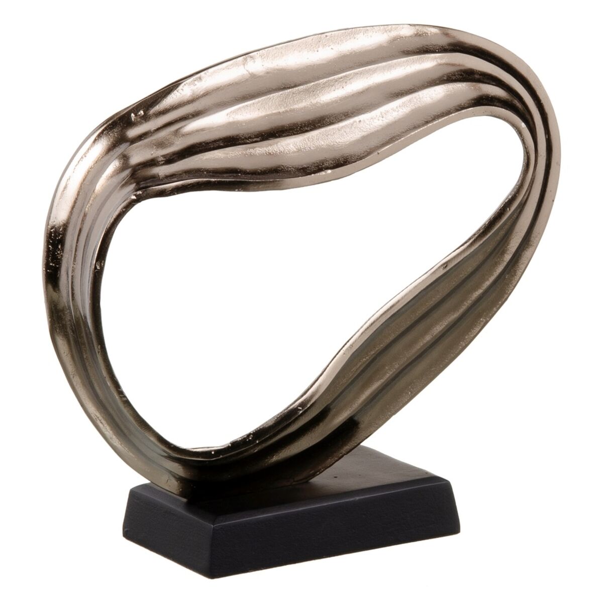 Prydnadsfigur Svart Silvrig Aluminium 36,8 x 15 x 32 cm - 3