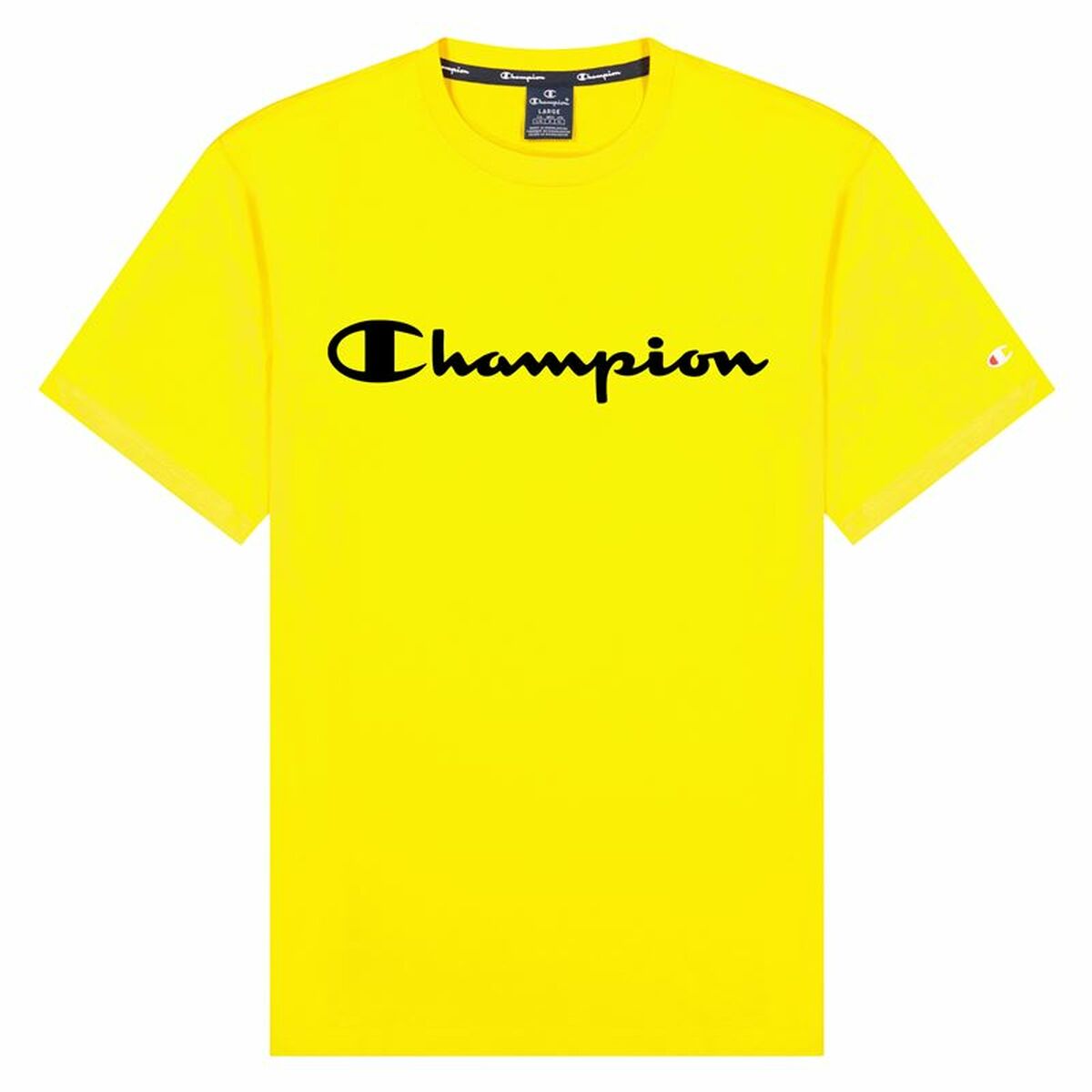 Sporttröja med ärmar Champion Crewneck M Gul