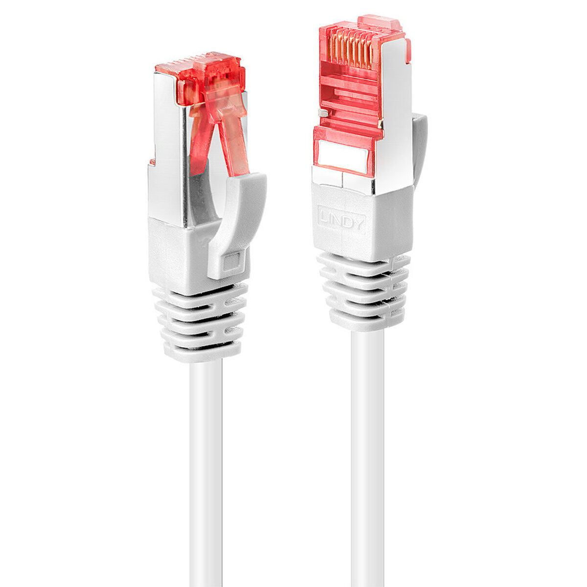 Nätkabel UTP Styv Kategori 6 LINDY Vit 20 m (1 antal)