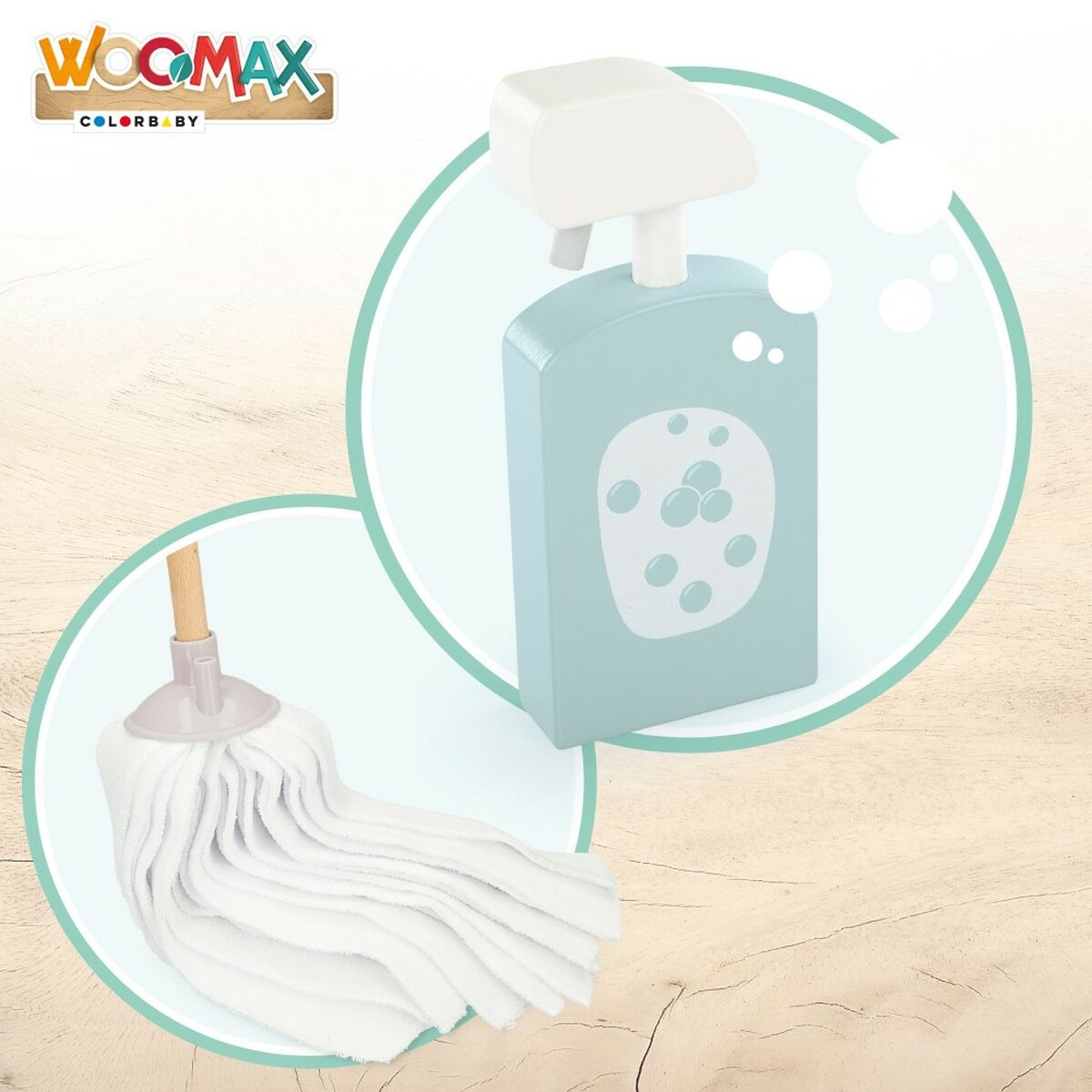 Rengörings & Lagrings-kit Woomax Leksak 34,5 x 50 x 32,5 cm - 7