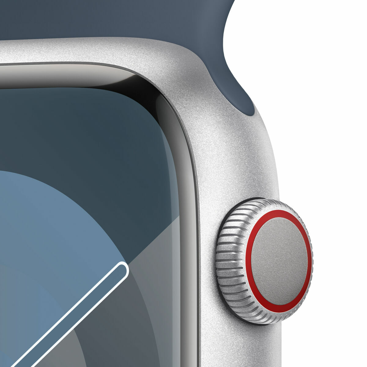 Smartklocka Apple Watch Series 9 + Cellular Blå Silvrig 45 mm - 3