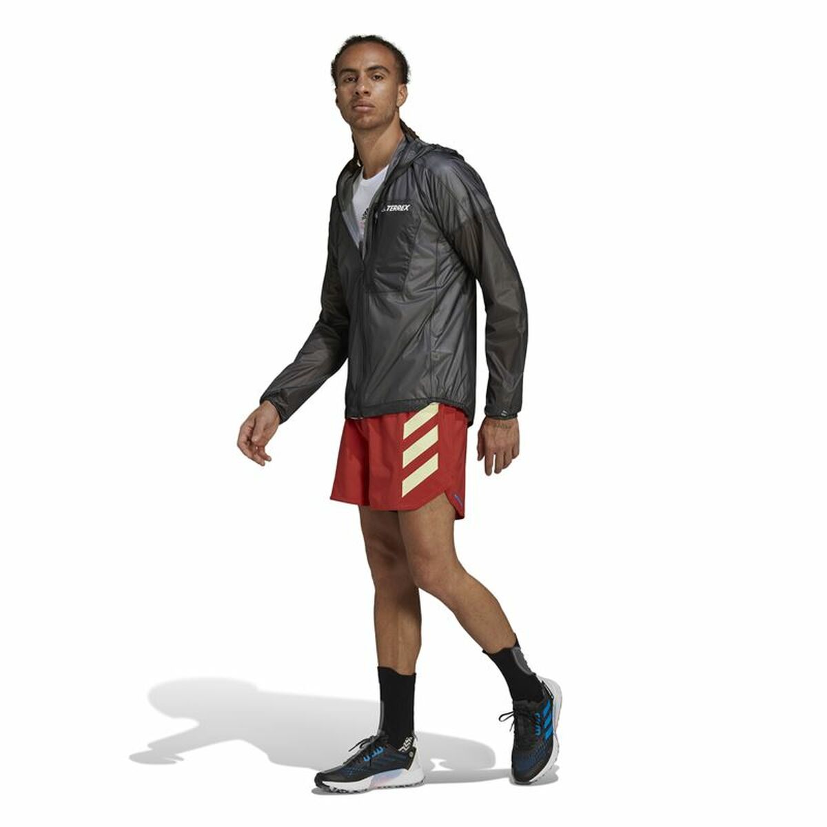 Träningsjacka Herr Adidas Agr Rain J Svart - 6