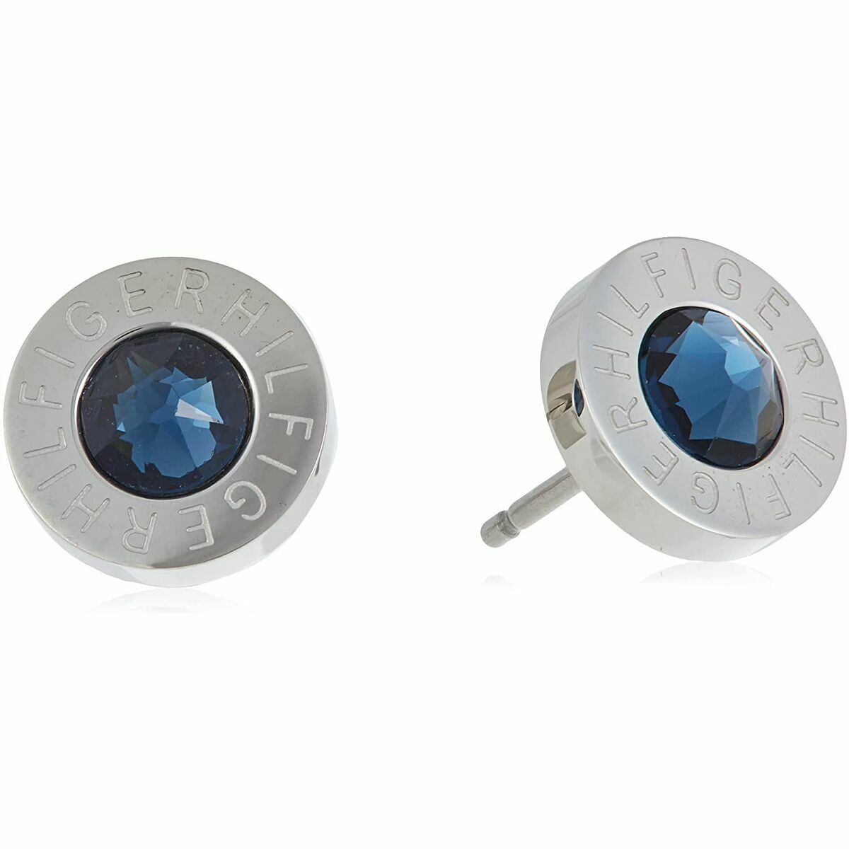 Dam örhängen Tommy Hilfiger 2700260 Rostfritt stål 1,5 cm Blå Silvrig