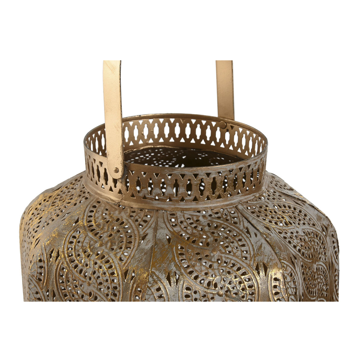 Set med ljusstakar Home ESPRIT Gyllene Metall 25 x 25 x 40 cm - 2