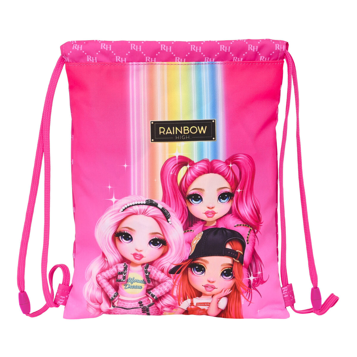 Ryggsäck till barn Rainbow High Fuchsia 26 x 34 x 1 cm - 5