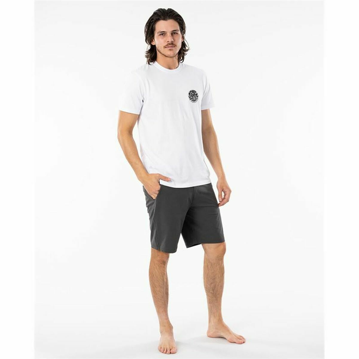 T-shirt med kortärm Rip Curl Wettie Essential Vit Män - 7