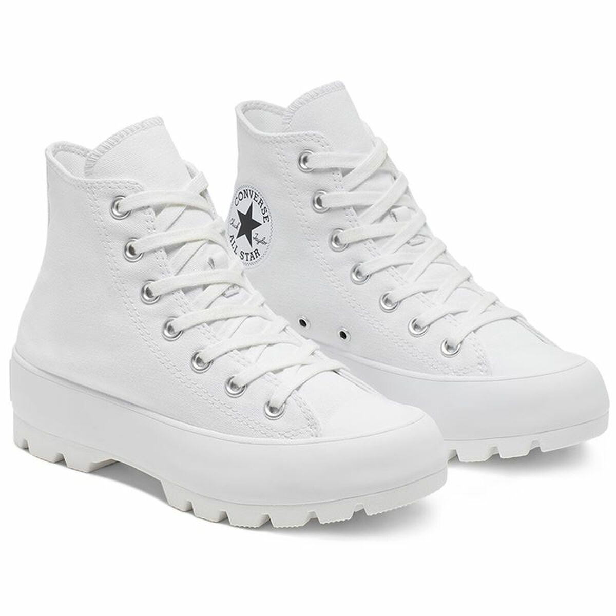 Sportskor Casual Dam Converse All Star Lugged Vit - 3