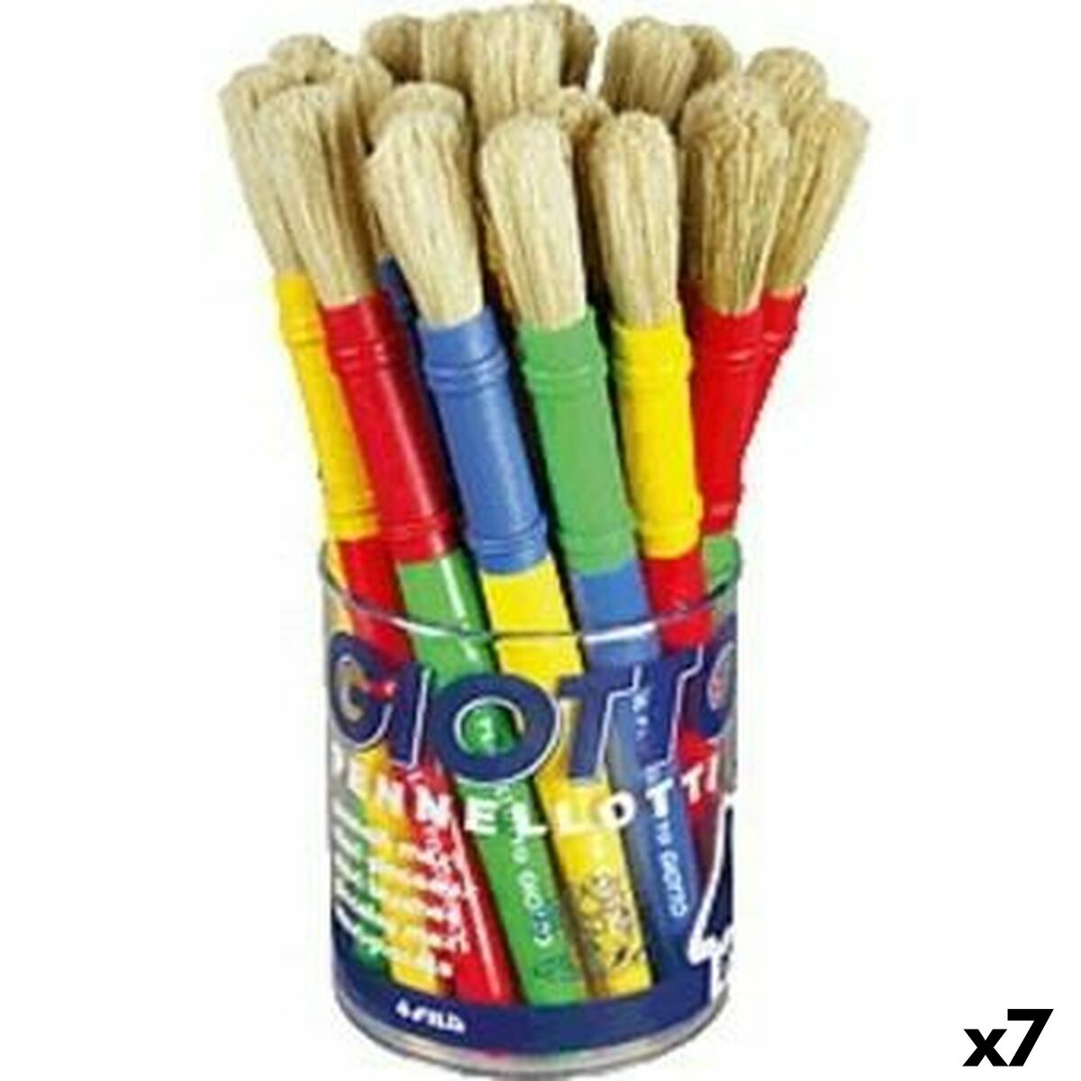 Penslar Giotto Multicolour (7 antal)