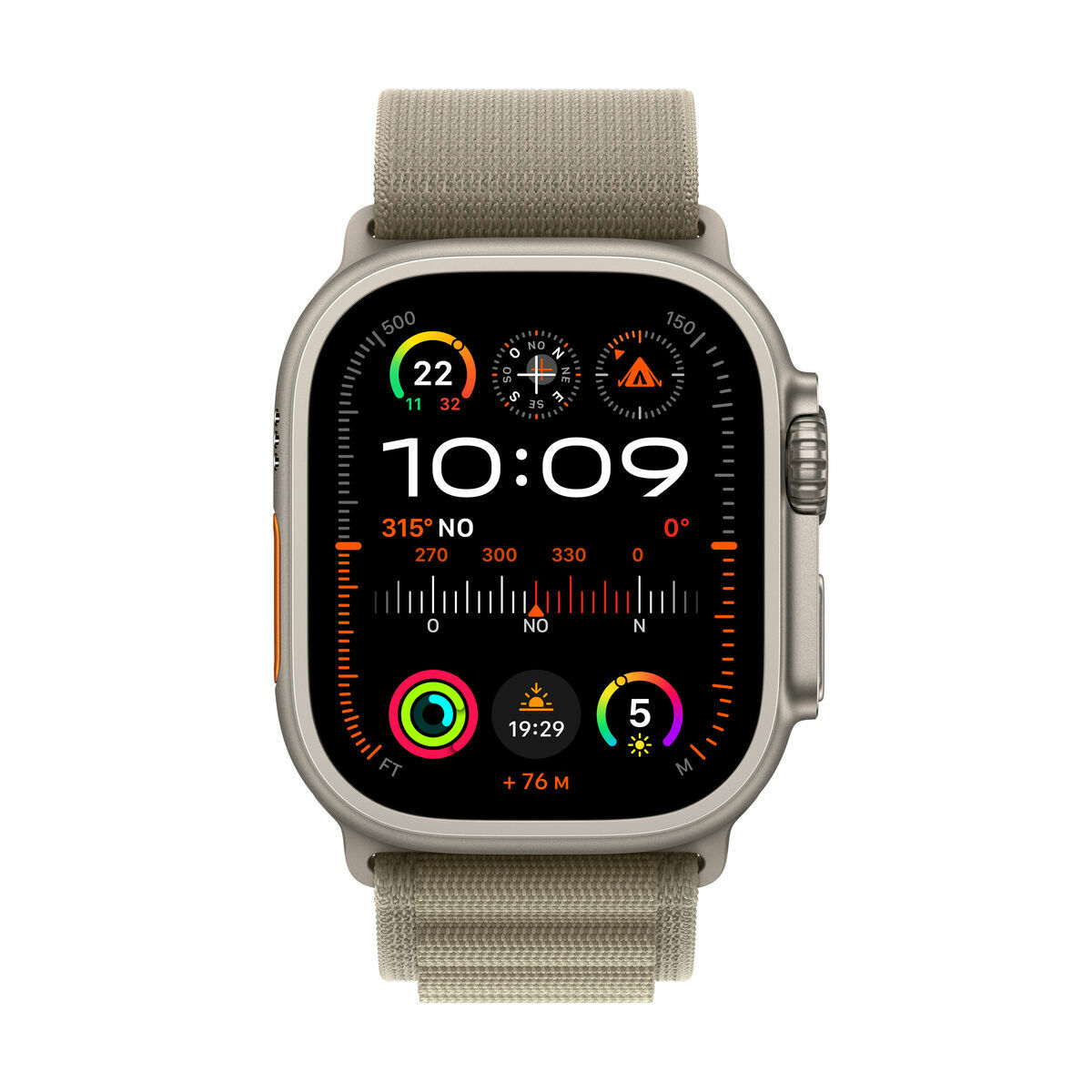 Smartklocka Apple Watch Ultra 2 Grön Gyllene Oliv 49 mm - 3
