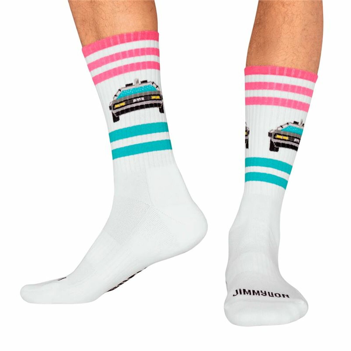 Strumpor Jimmy Lion Athletic Delorean Vit - 2