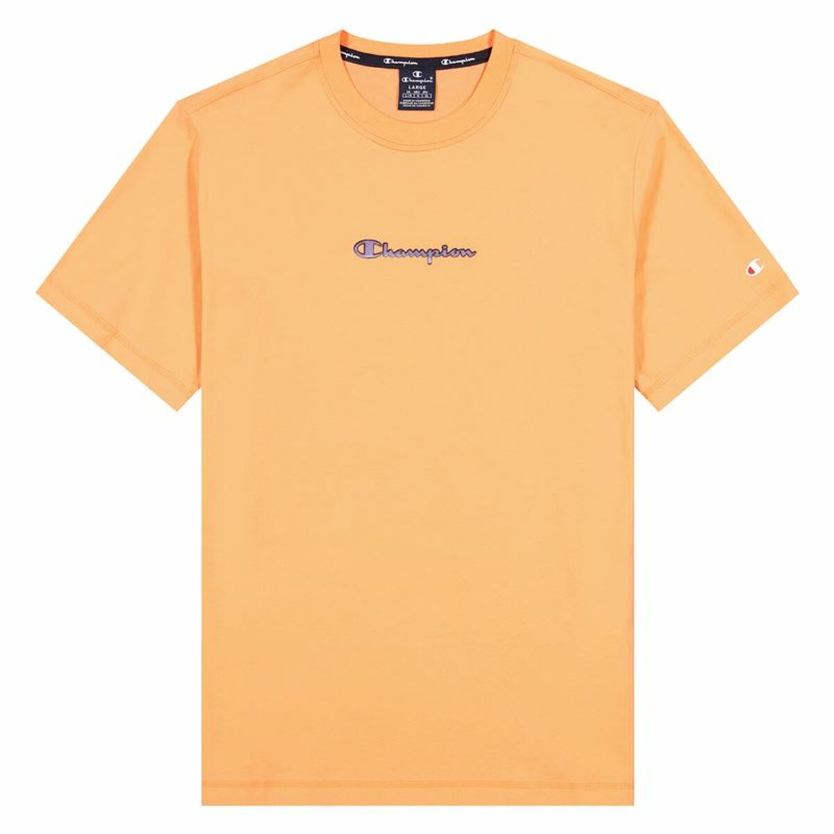 Sporttröja med ärmar Champion Crewneck M Orange