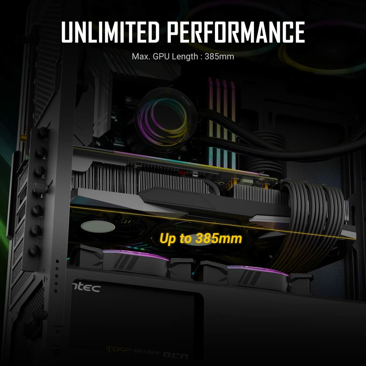 ATX Semitorn Antec AX90 Svart - 5