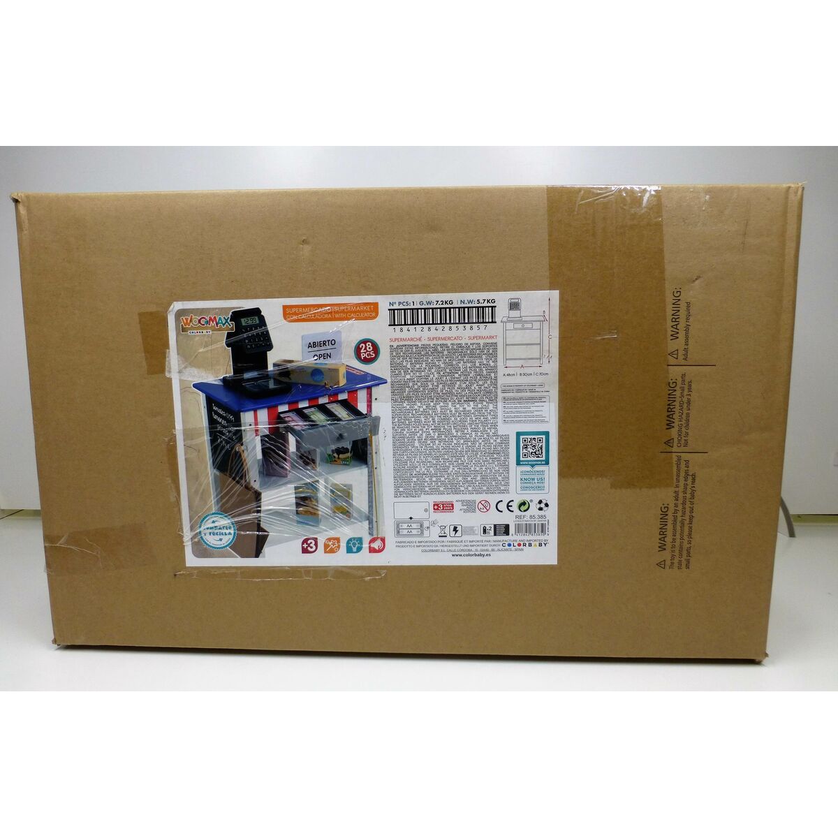 Toy Supermarket Woomax 28 Delar 48 x 70 x 30 cm - 14