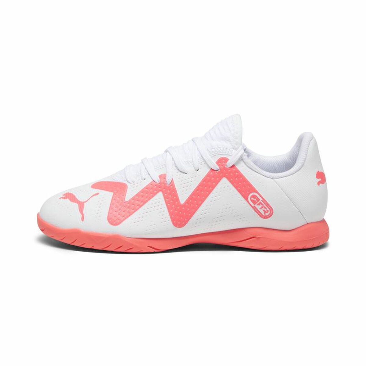 Fotbollsskor för barn Puma Future Play It Vit Rosa
