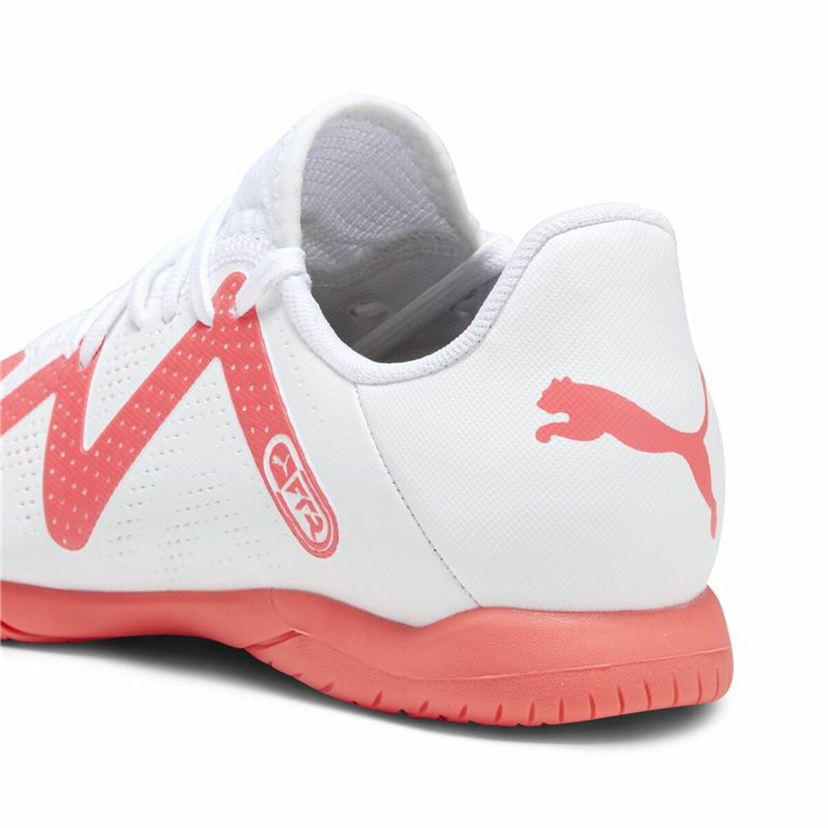 Fotbollsskor för barn Puma Future Play It Vit Rosa - 5
