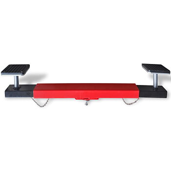 vidaXL Tvärbalksadapter 2 ton röd