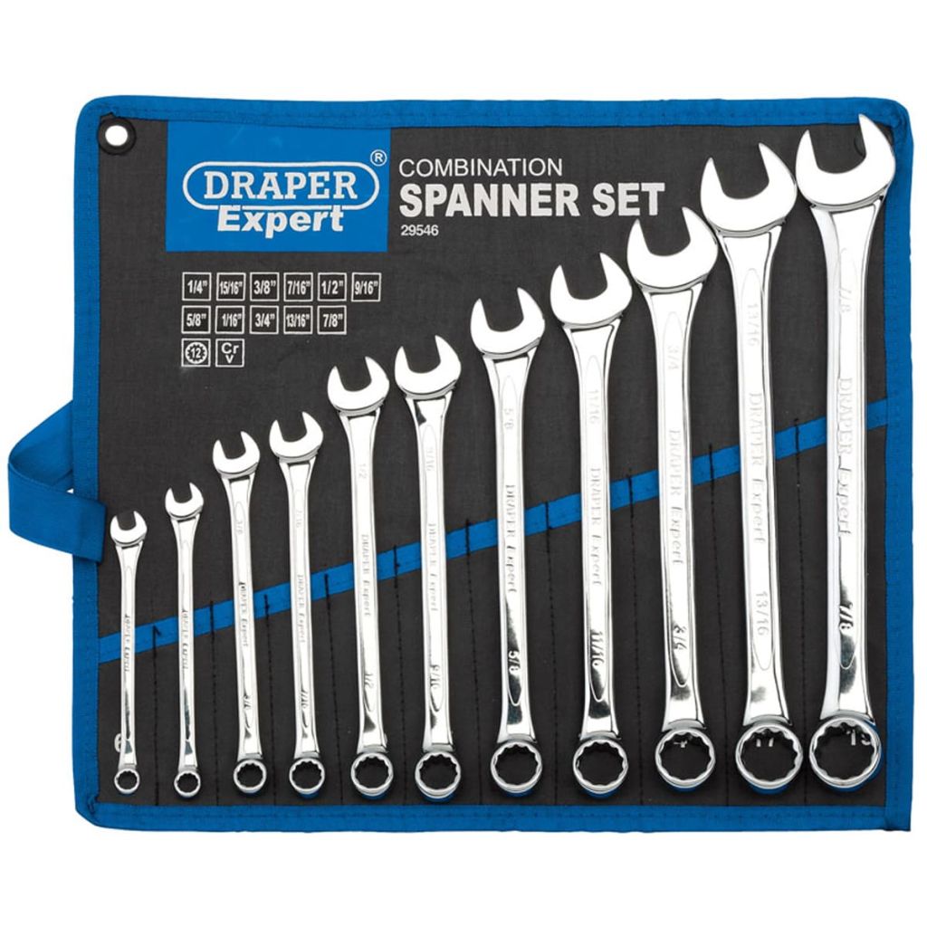 Draper Tools Expert U-ringnyckelsats 11 delar silver 29546