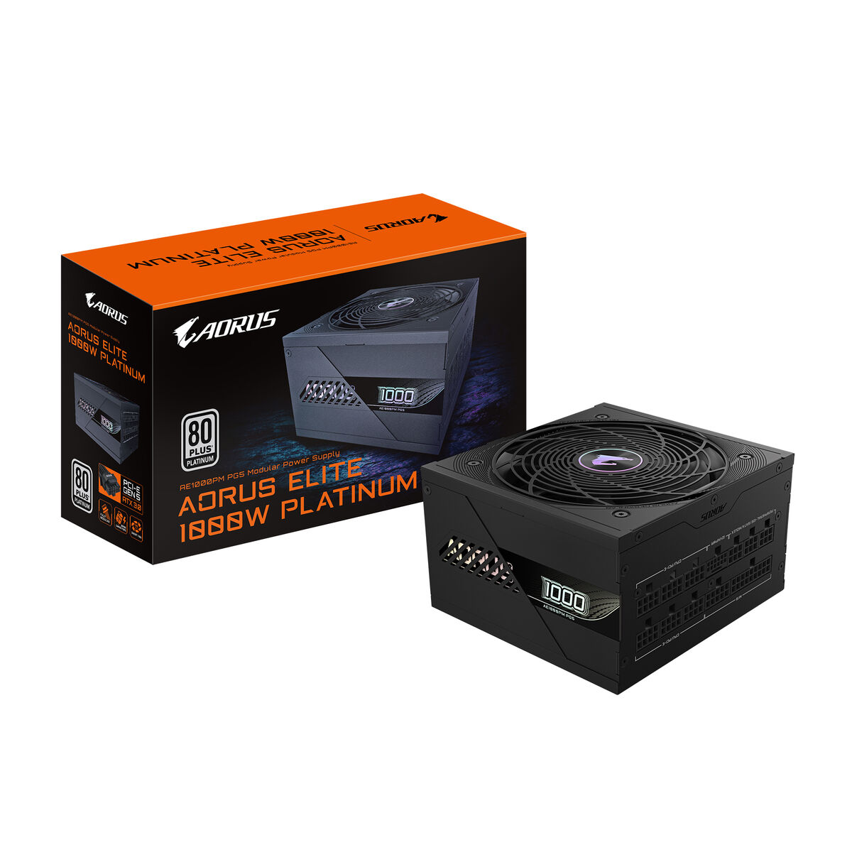 Strömtillförsel Gigabyte Aorus Elite Platinum 1000 W 125 W 80 PLUS Platinum