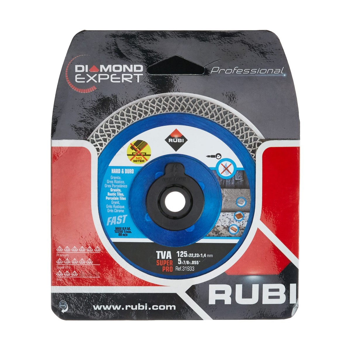 Diamantskärskiva Rubi superpro r31933 125 mm - 3