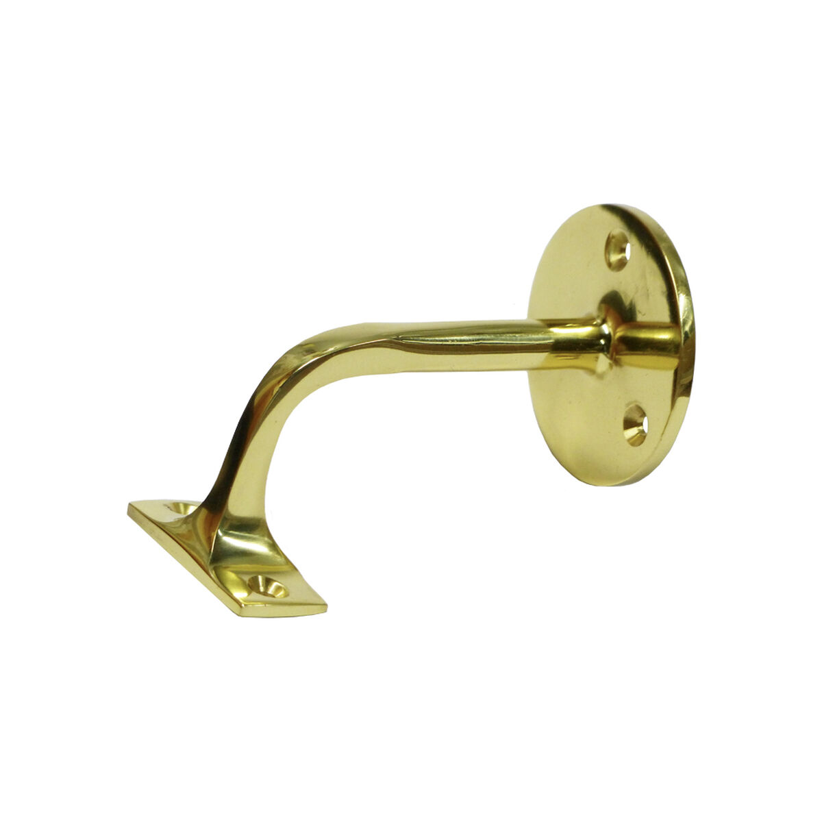 Rail Support EDM 85590 Gyllene Stål Polerad mässing 3 skruvar - 2