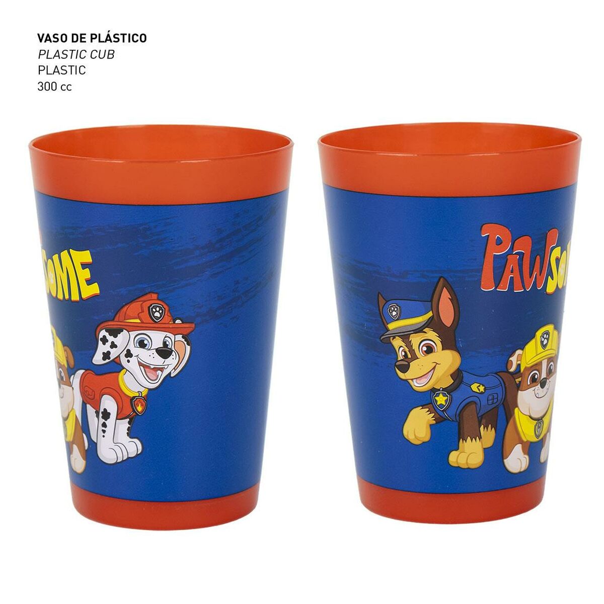 Resekit för barn The Paw Patrol Blå 23 x 15 x 8 cm 4 Delar - 4