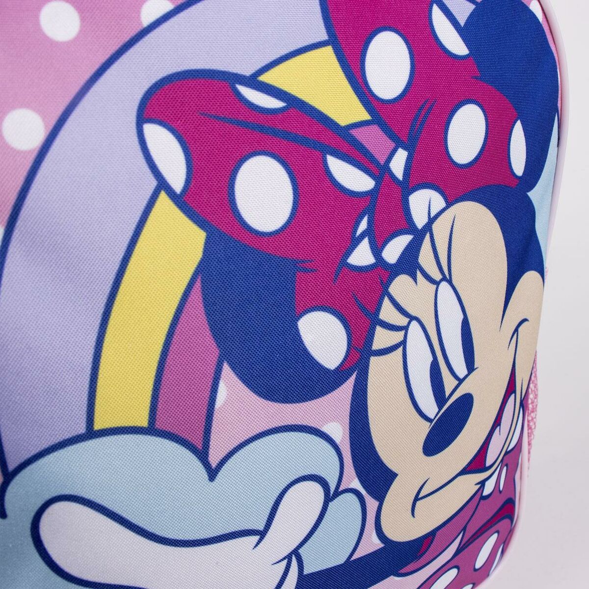 Skolväska med hjul Minnie Mouse Rosa 25 x 28 x 10 cm - 6