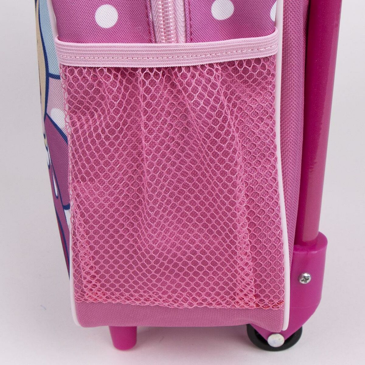 Skolväska med hjul Minnie Mouse Rosa 25 x 28 x 10 cm - 4