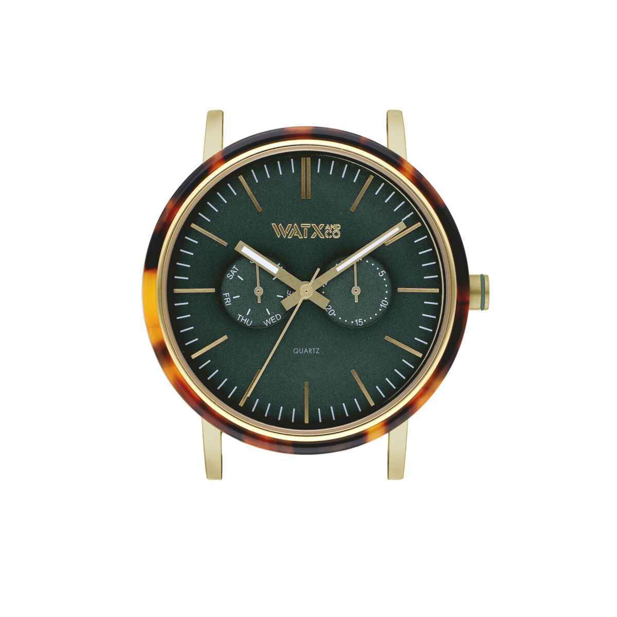 Unisexklocka Watx & Colors WXCA2740 Grön Gyllene (Ø 44 mm)
