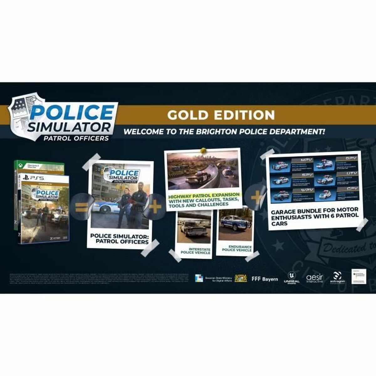 PlayStation 5 Videospel Microids Police Simulator: Patrol Officers - Gold Edition - 2