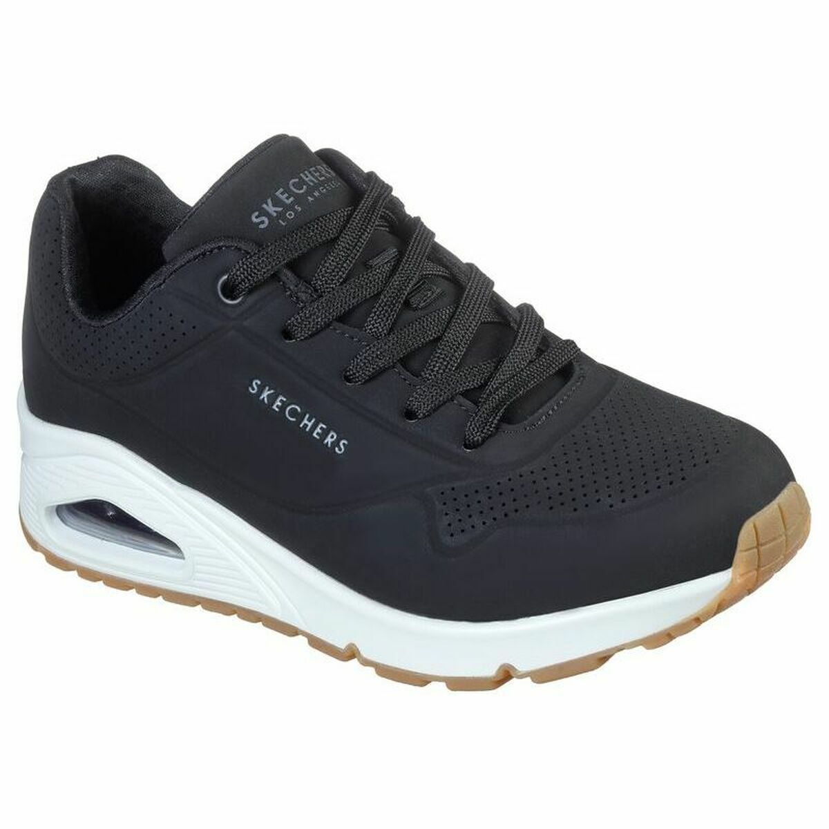 Gymnastiksko, Dam Skechers UNO - Stand On Air Svart - 6