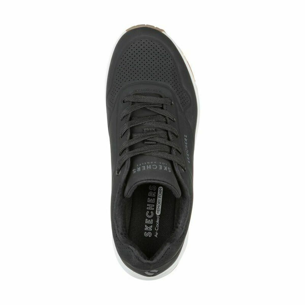 Gymnastiksko, Dam Skechers UNO - Stand On Air Svart - 4
