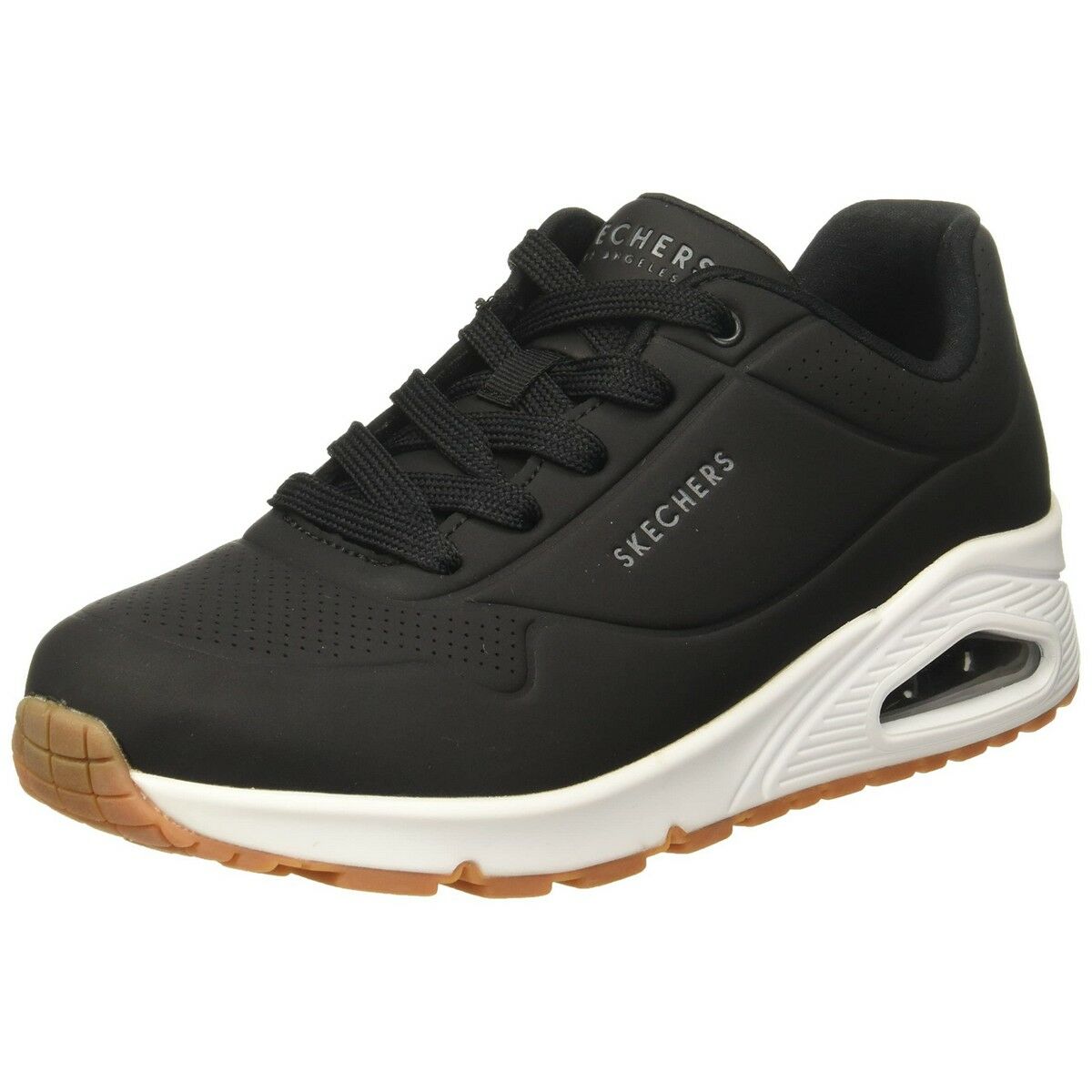 Gymnastiksko, Dam Skechers UNO - Stand On Air Svart - 3