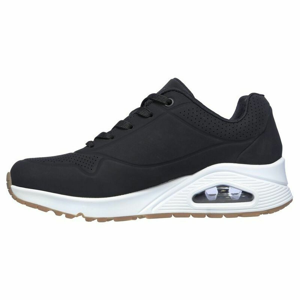 Gymnastiksko, Dam Skechers UNO - Stand On Air Svart - 2