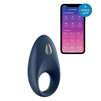 Vibrerande Ring Mighty One Satisfyer 142495 Blå
