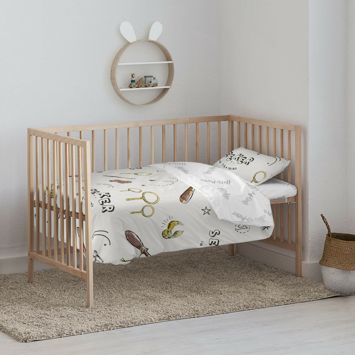 Quiltat täcke för spjälsäng Harry Potter Quidditch Child 100 x 120 cm - 2