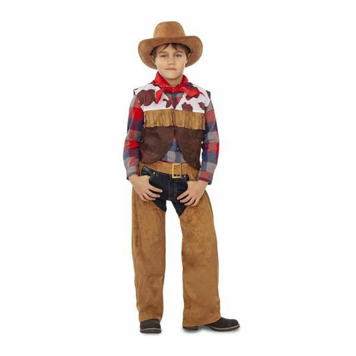 Maskeraddräkt för barn My Other Me Cowboy cowboy (3 Delar) - 4