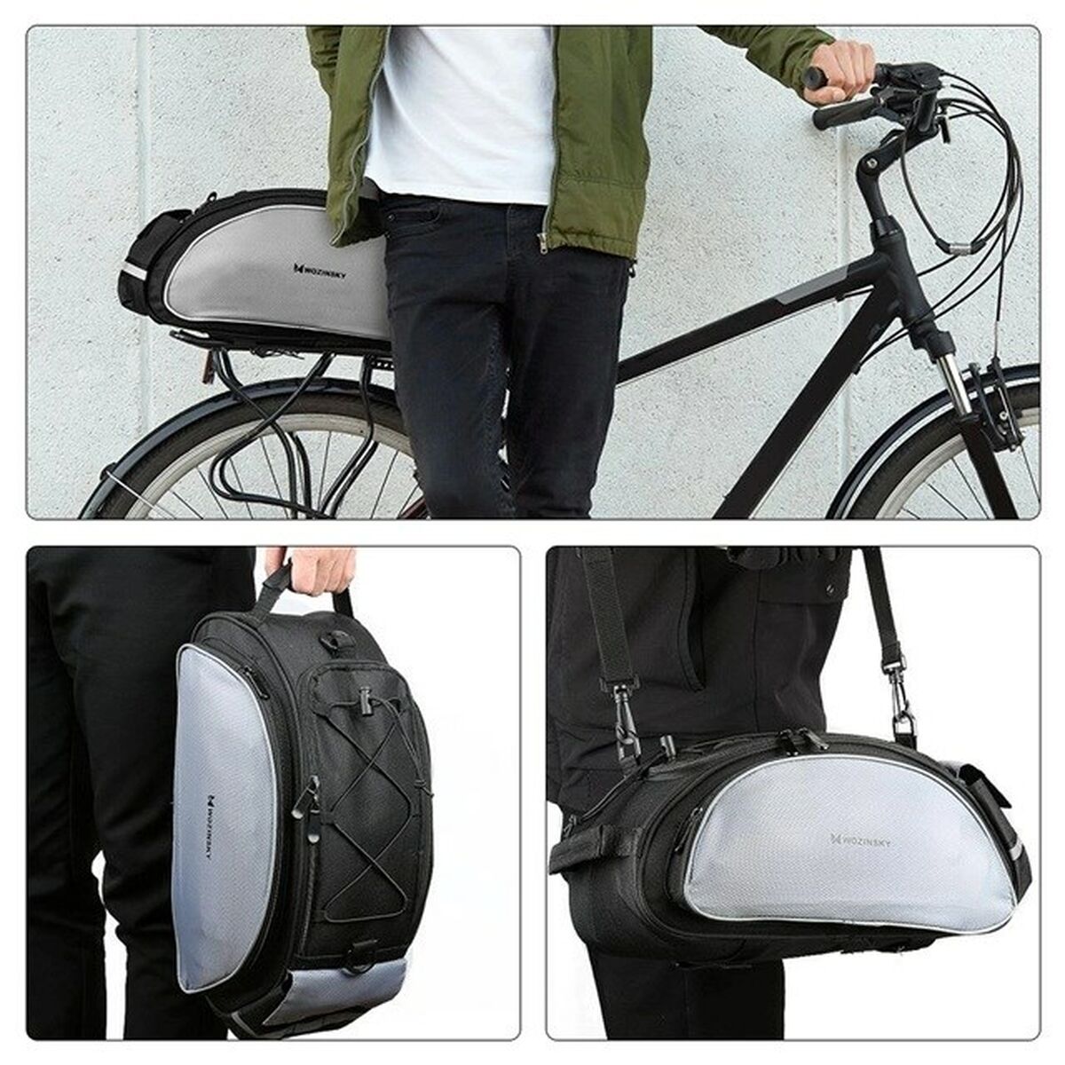 Cykelpåse Wozinsky WBB1BK - 3
