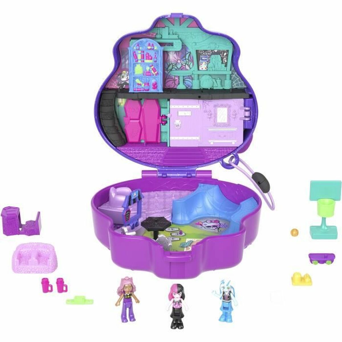 Docka Polly Pocket COFFRET MONSTER HIGH - 4