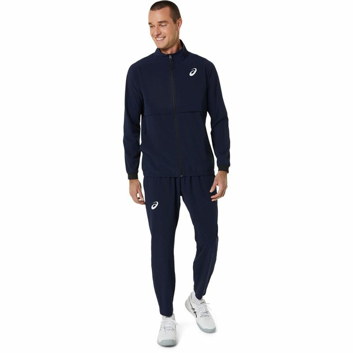Träningsjacka Herr Asics Match Blå - 4
