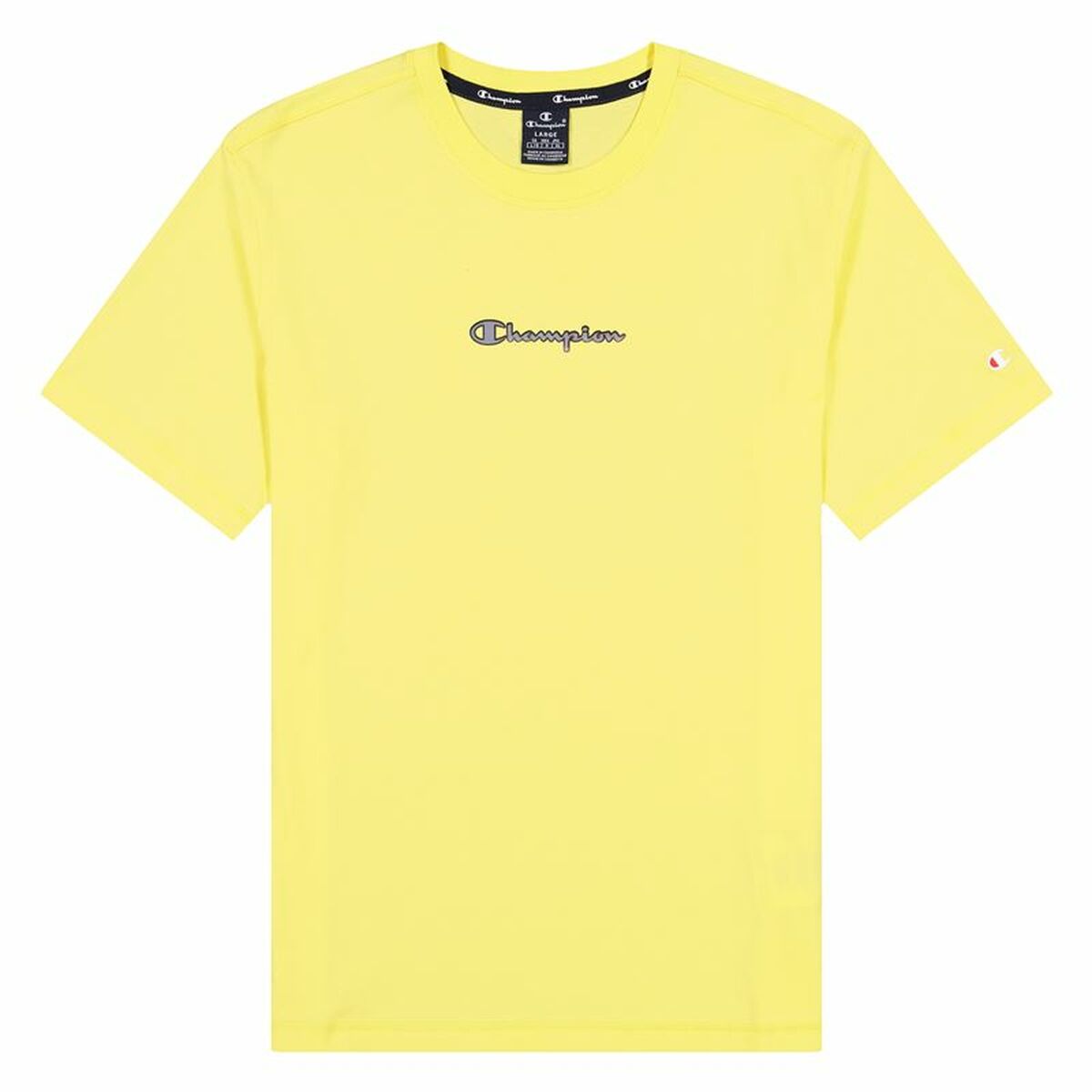 Sporttröja med ärmar Champion Crewneck M Gul